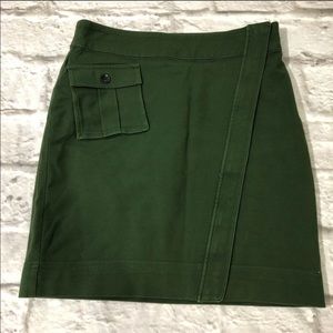 She Said Army Green Cargo Skirt Zipper Pocket 4